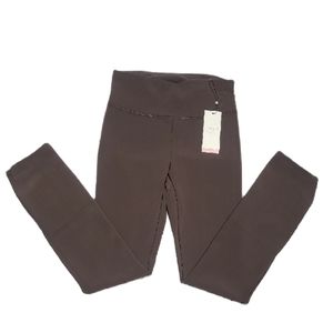 CALIA Women's Sculpt Vented Straight Leg Pant Brown Size Small
